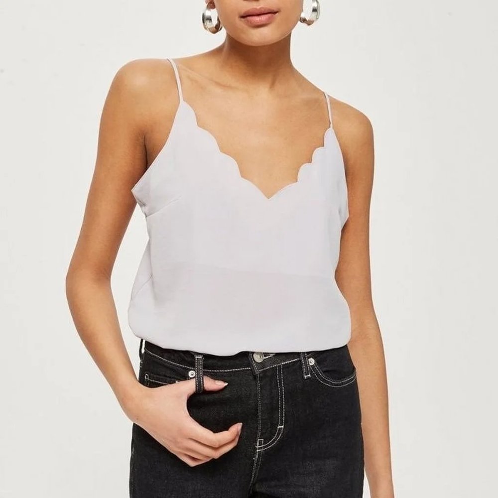 Topshop Scallop Camisole